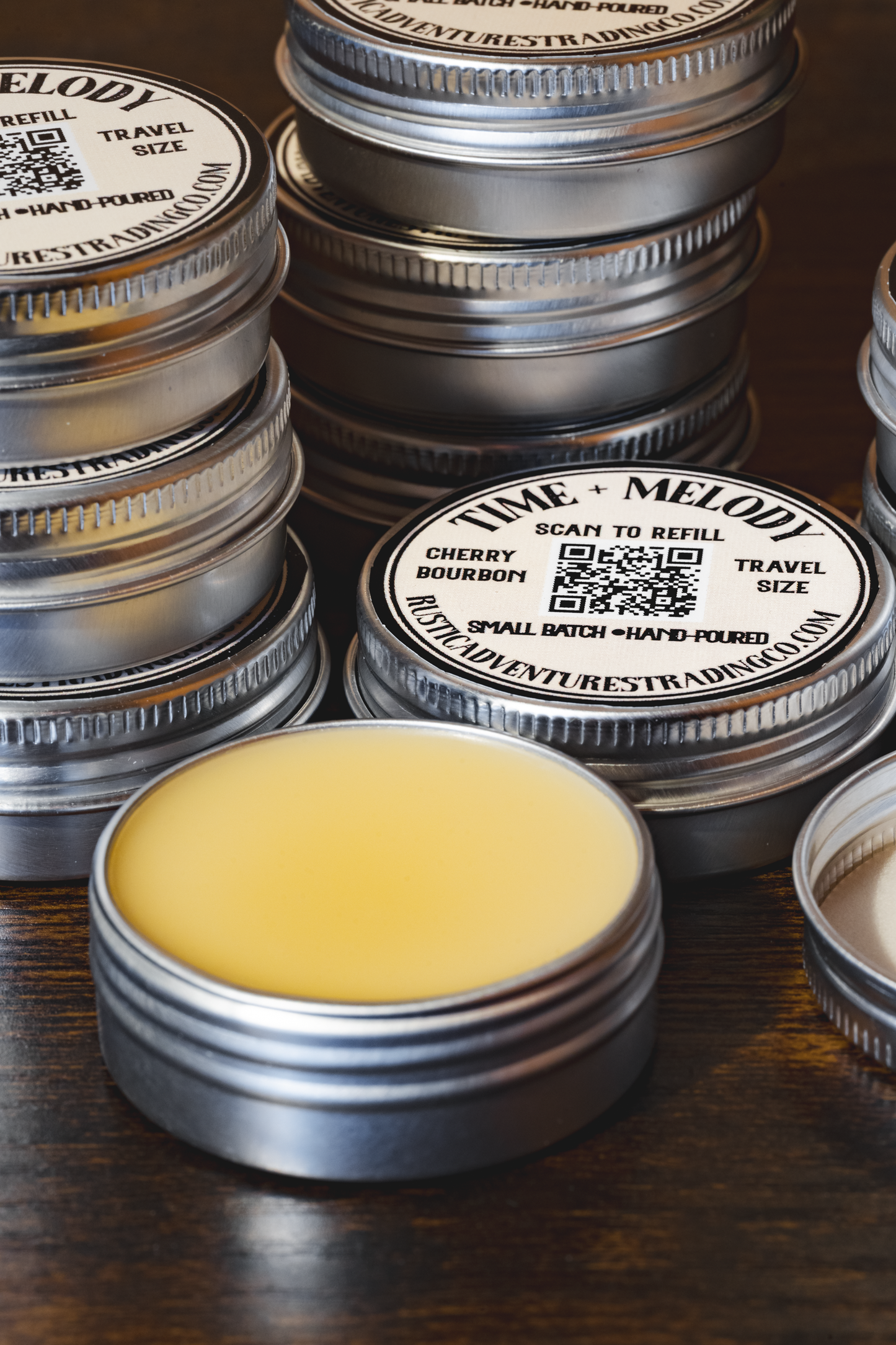 Time and Melody - Travel Size - Beard Balm - Cherry Bourbon - 1oz