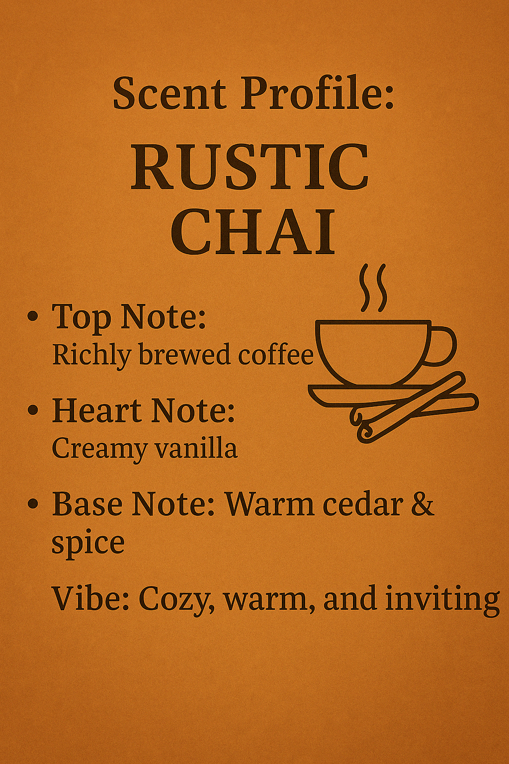 Time and Melody - Beard Oil - Rustic Chai
