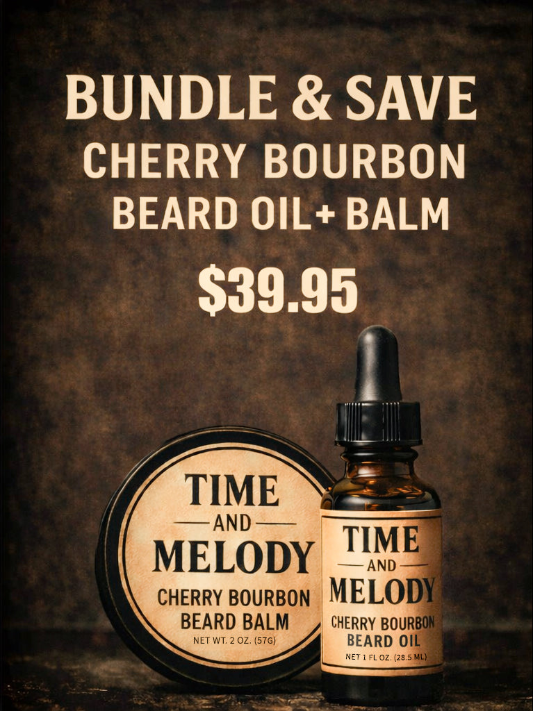 Cherry Bourbon Bundle - Beard Oil & Beard Balm