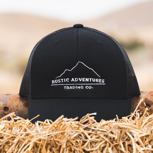 RUSTIC ADVENTURES TRADING CO. MID-PROFILE MESH SNAPBACK