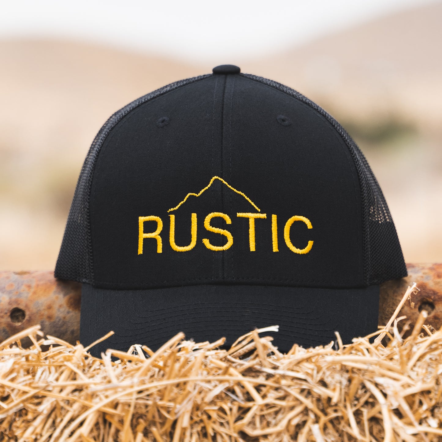 RUSTIC, MID-PROFILE MESH SNAPBACK